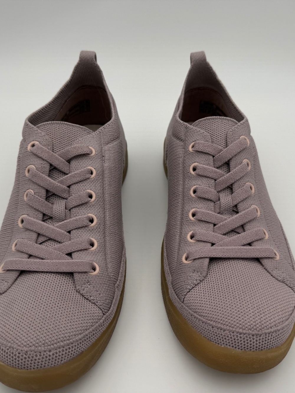 Vionic Winny Knit Women’s 10 Mauve Pink Slip On Sneakers Gum Sole Comfort